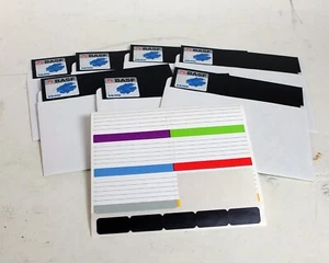 BASF 2S/HD 5.25 5 1/4 Floppy Discs Double Sided Soft Sector 7x Seven - Picture 1 of 1