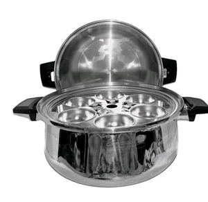 Vtg Permanent MC2000 Multi-Core 5 Qt Stock Pot Egg Poacher 5 Ply Stainless Steel - Picture 1 of 23