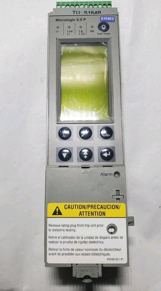 Microrologic Square D Schnieder 电动 6.0 P S164B 控制单元 — 第 1/1 张图片