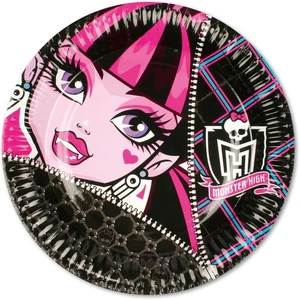 Monster High Paper Plates 23cm 8 Plates - Picture 1 of 1