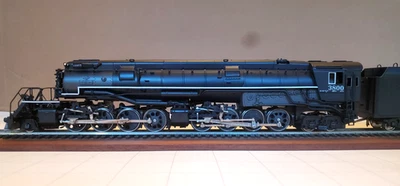 Katsumi Balboa SP AC-9 2-8-8-4 Pro Painted HO Brass Locomotive - Read! - Image 1 of 4