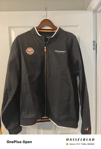 McLaren F1 Gulf Collaboration Men's Bomber Jacket castore brand XXL - Bild 1 von 13