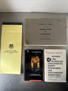 Lote de 4 de colección. Folletos de referencia para empleados de Southern Pacific y UP Railroad. - Imagen 1 de 24