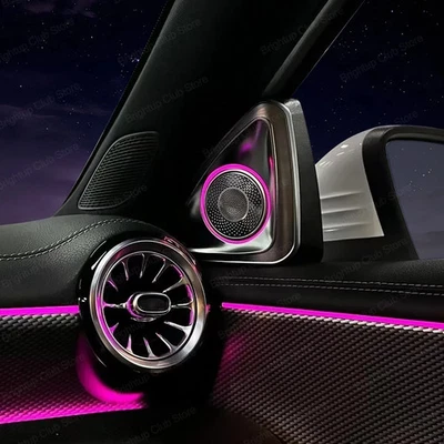 Altavoz giratorio W222 luz ambiental interior 4D para Mercedes Benz S550 S500 S63 Foto 1 de 4