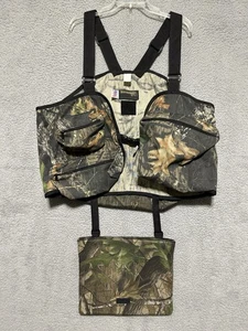 Tarantula Bird Hunting Mossy Oak Break Up Camo Turkey Vest USA Made XL Rare VTG - Picture 1 of 19