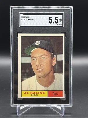 1961 Topps #429 Al Kaline SGC 5.5 EX+ - Image 1 of 2