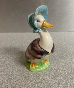 Statuina porcellana vintage 4,25” Beswick Beatrix Potter’s Jemima Puddleduck - Foto 1 di 6