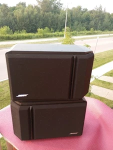 BOSE 201 Series IV 4 Direct Reflecting Black Speakers Pair.Good Condition - Picture 1 of 6