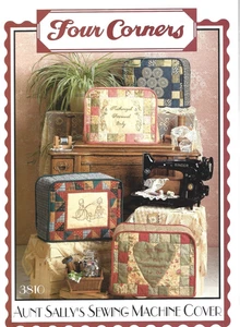 Aunt Sally's Sewing Machine Cover, /Four Corners Designs, Uncut Pattern - Picture 1 of 3