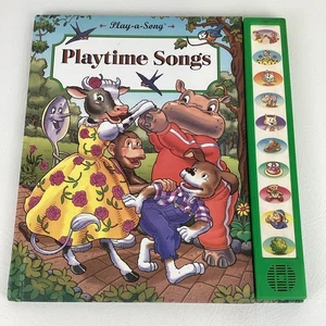 Playtime Songs Hardcover Play A Song Book Children Nursery Rhymes Vintage 1994 - Picture 1 of 7
