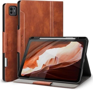 Antbox Case for iPad Pro 13 inch M4 2024 with Built in Pencil Holder PU Leather - Picture 1 of 10