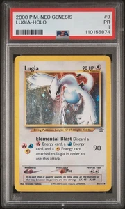 PSA 1 Lugia Holo 9/111 Neo Genesis 2000 Pokemon WoTC PR Poor - Picture 1 of 2