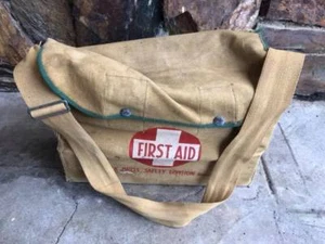 Vintage Fleck Bros. Safety Division Vancouver First Aid Kit Loaded, Military ? - Picture 1 of 11