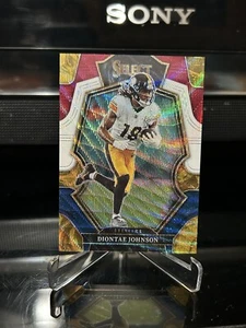 Diontae Johnson 2022 Panini Select Tri Color Prizm 88/199 - Picture 1 of 2