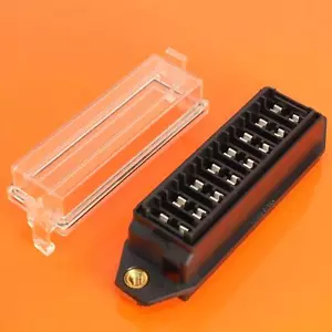 MTA 8 Way Fuse Box for Standard Blade Fuses ATO Holder / Block Base Entry Axial - Picture 1 of 4