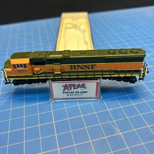 Atlas 49258 N Scale BNSF SD-60M Diesel Locomotive #9277 W/Box - Tested - Picture 1 of 7