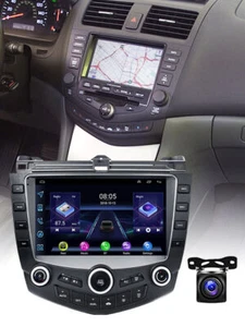 Android 12 Head Unit GPS Player CarPlay For Honda Accord 2003-2007 Stereo Radio - Picture 1 of 20