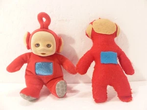 Vintage 1998 Eden Teletubbies Po Red 8" Stuffed Plush Toy + Homemade Doll - Picture 1 of 10
