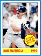 1990 The Shanks Collection: Future Hall Of Famers DON MATTINGLY Yankees ex-mt  B
