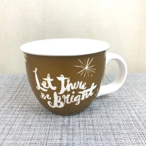Taza Starbucks Coffee Gold 14 oz Let There Be Bright 2014 - Imagen 1 de 4