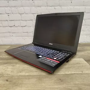 MSI GE62 Apache Gaming Laptop i7 6th Gen - Backlight Gone - For Parts - Picture 1 of 9