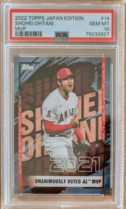 2022 Topps Japan Edition MVP-14 Shohei Ohtani *PSA 10 GEM MT - Picture 1 of 1
