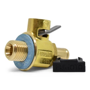 F110N (3/8-18 NPT) Original Long Nipple Fumoto Oil Drain Valve with Lever Clip - Foto 1 di 5