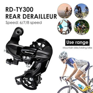 Shimano Tourney RD-TY300 6/7/8 Speed Bike Rear Derailleur Fit TX35 Aluminum - Picture 1 of 11