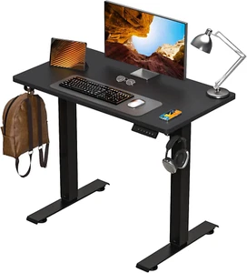 Standing Desk Height Adjustable Small Electric Stand up Desks [35 X 20 Inch] - E - Picture 1 of 6
