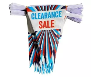 LIQUIDACIÓN VENTA BANDERA BANDERÍN TRIANGULAR 5 metros TIENDAS TIENDAS - Imagen 1 de 1