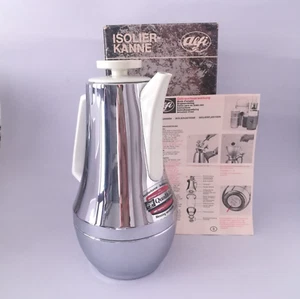 Thermos Alfi VINTAGE NEW Isolierkanne  W Germany  BOX no juwel MID CENTURY stile - Foto 1 di 16