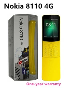 Nokia 8110 4G (2018) TA-1059 Odblokowany 4GB 512MB RAM Dual Sim KaiOS SmartPhone - Zdjęcie 1 z 18