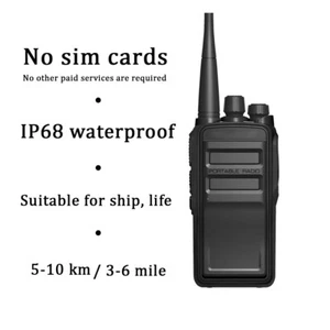 Karta nie jest wymagana, bez opłat, dwukierunkowe walkie-talkie, odległość 10 km, wodoodporność - Zdjęcie 1 z 4