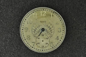 VINTAGE 12 SIZE GRADE 303 ELGIN O.F. POCKET WATCH MOVEMENT - NOT RUNNING - Picture 1 of 2