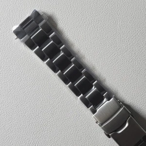 Pulsera SKX007 62mas conversión/eslabones extremo sólido hembra ostra/pistola metálica - Imagen 1 de 1