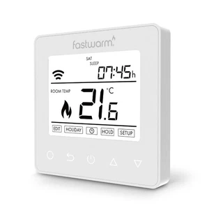 Fastwarm Smart WiFi 2.0 Thermostat - WHITE (3amp) Works with Alexa & Google Home - Picture 1 of 1