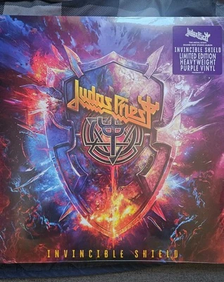 Judas Priest Invincible Shield Exclusive Purple Colored Vinyl 2LP, 500 copies - Image 1 of 2