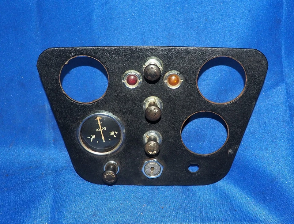 Panel de instrumentos medidor tablero de instrumentos Triumph TR2 TR3 TR3A TR3B fabricante de equipos originales Foto 1 de 4