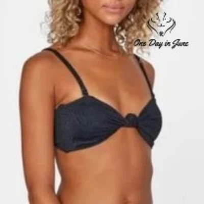 Top de biquíni RVCA Run Wild Bandeau tamanho XS - Imagem 1 de 4