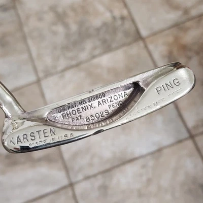 VINTAGE Karsten PING Belly Putter  85029, RH.  Grip is VERY Good.  42" - Image 1 of 4