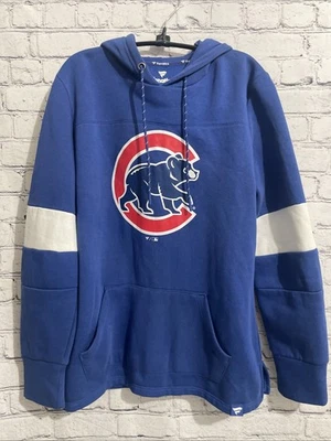 Sudadera con capucha azul mediana Chicago Cubs Fanatics para mujer Foto 1 de 4