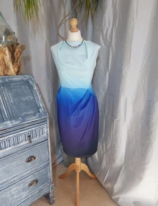 Gorgeous Coast Dress Size 16 Ombray Blue Classic Elagant Wedding Ascot Cruise - Picture 1 of 6