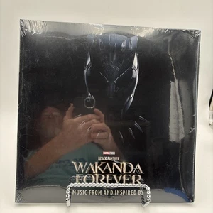 Black Panther-Wakanda Forever-Soundtrack 2023 New Sealed 2 LP Tan Vinyl Record - Picture 1 of 11