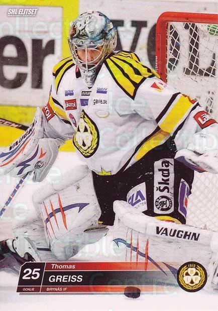 2010-11 Swedish Elitset #157 Thomas Greiss - Image 1 of 1