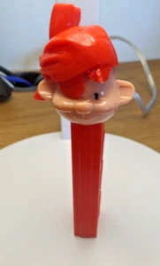 PEZ Pal Vintage Pirata todo Rojo con Bandana Roja Sin Pies Rojo Tallo 3.9 AUSTRIA - Imagen 1 de 5