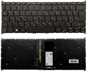 HUNGARY keyboard Acer Spin 5 SF114-32 SP513-51/52N SP513-53N SP513-52NP QWERTZ - Picture 1 of 2