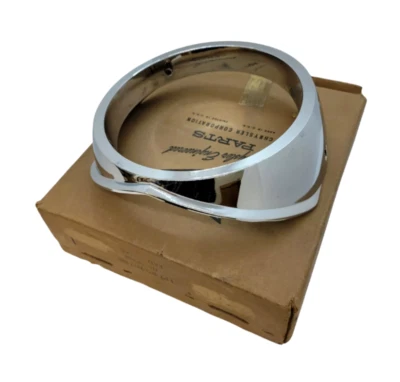 1963 Dodge 880 Left Driver Side Headlight Bezel Cover Trim 2417285 NOS. - Image 1 of 4