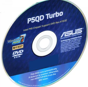PLACA BASE ASUS P5QD Turbo CONTROLADORES DE INSTALACIÓN AUTOMÁTICA M1557 - Imagen 1 de 1