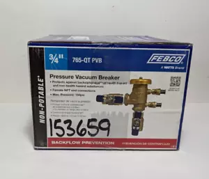 Válvula preventora de reflujo disyuntor de presión FEBCO 3/4" 765-QT PVB VATIOS - Imagen 1 de 2