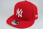 NEW ERA 9FIFTY BASIC SNAPBACK HAT CAP MLB NEW YORK NY YANKEES RED ADULT MEN